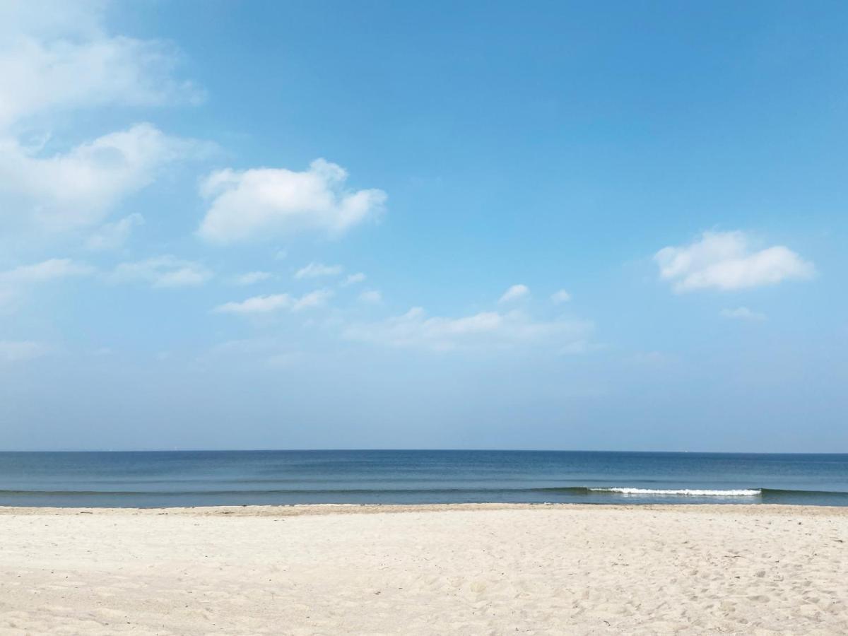 Zentrales strandnahes Design-Apartment mit Balkon und Parkplatz Timmendorfer Strand Exterior foto